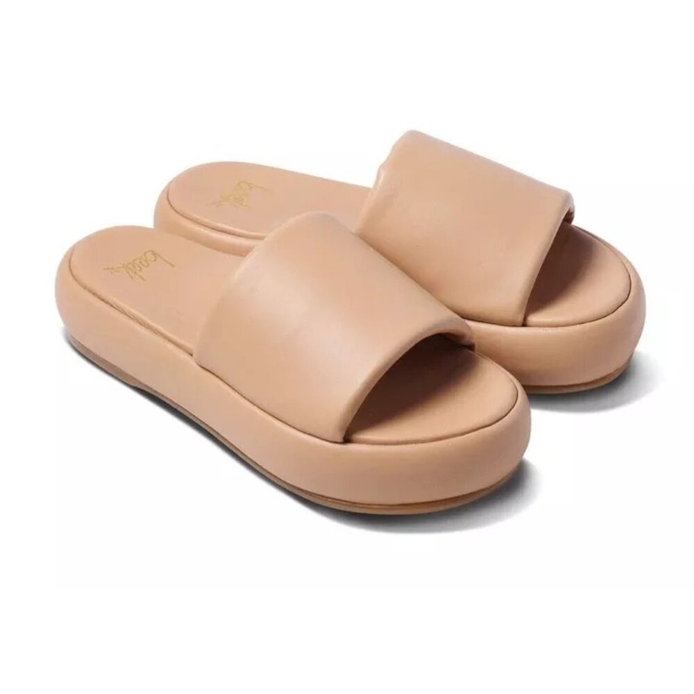 $300 BEEK Trumpeter Leather Platform Sandal BEACH PLATFORM PUFF 8 (DB7)